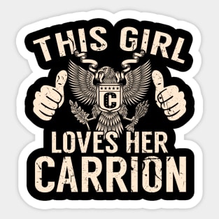 CARRION Sticker